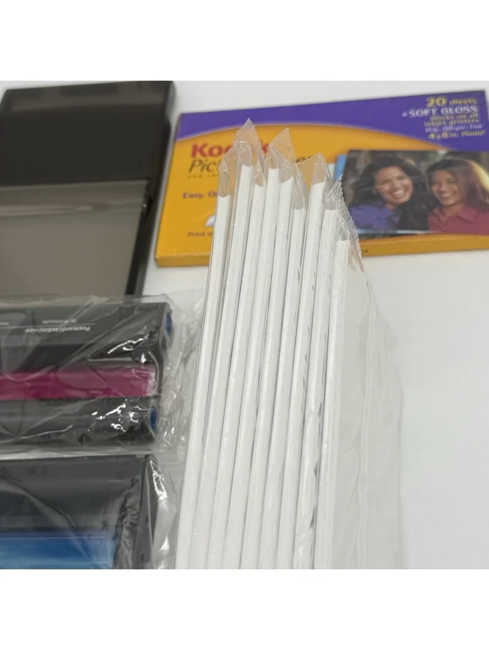 Canon Selphy Ink & Paper Lot - KP-36IP & KP-108IN Supplies with Kodak 4x6 Paper